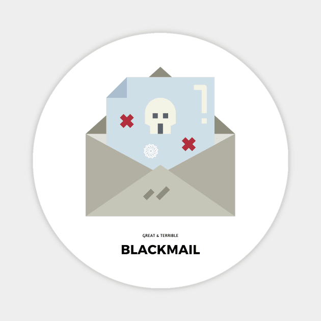 Blackmail (Light) Magnet by A. R. OLIVIERI